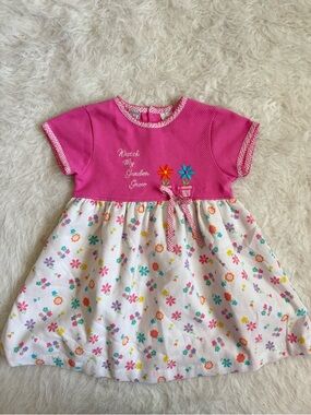 Vintage Mayfair Kids Girls Multicolored Garden Floral Dress